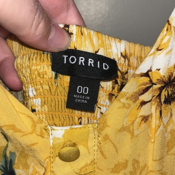 Torrid Maxi Challis Button Front Dress - Picture 4 of 5